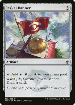 1x Jeskai Banner - NM English MTG - Khans of Tarkir - Image 1