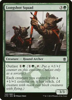 1x Longshot Squad - NM English MTG - Khans of Tarkir - Image 1
