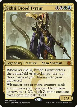 1x Sidisi, Brood Tyrant - NM English MTG - Khans of Tarkir - Image 1