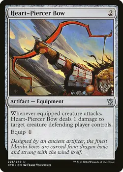 1x Heart-Piercer Bow - NM English MTG - Khans of Tarkir - Image 1