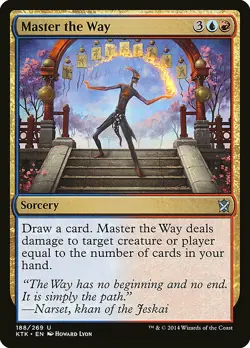 1x Master The Way - NM English MTG - Khans of Tarkir - Image 1
