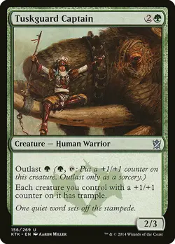 1x Tuskguard Captain - NM English MTG - Khans of Tarkir - Image 1