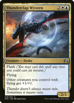 1x Thunderclap Wyvern - NM English MTG - Magic Origins - Image 1
