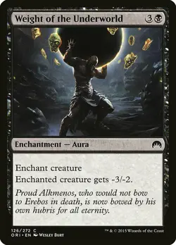 1x Weight of The Underworld - NM English MTG - Magic Origins - Image 1