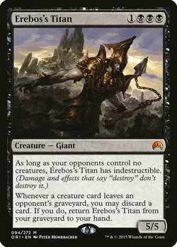1x Erebos's Titan - NM English MTG - Magic Origins - Image 1