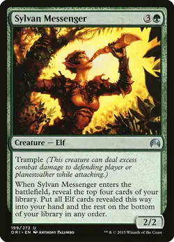 1x Sylvan Messenger - NM English MTG - Magic Origins - Image 1