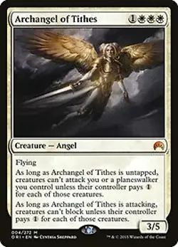 1x Archangel of Tithes - NM ENglish MTG - Magic Origins - Image 1