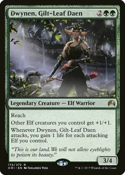 1x Dwynen, Gilt Leaf Daen - NM English MTG - Magic Origins - Image 1
