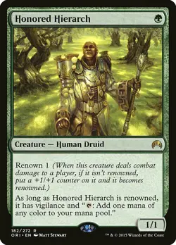1x Honored Hierarch - NM English MTG - Magic Origins - Image 1