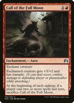 1x Call of the Full Moon - NM English MTG - Magic Origins - Image 1