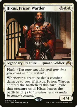 1x Hixus, Prison Warden - NM English MTG - Magic Origins - Image 1