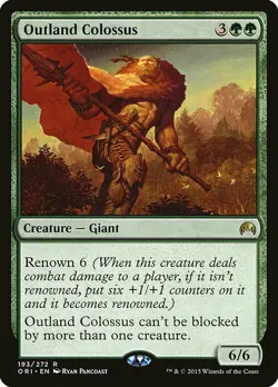 1x Outland Colossus - NM English MTG - Magic Origins - Image 1
