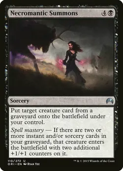 1x Necromantic Summons - NM English MTG - Magic Origins - Image 1