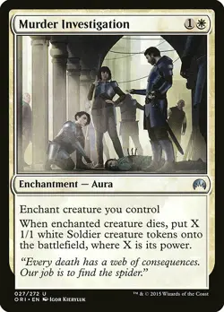 1x Murder Investigation - NM English MTG - Magic Origins - Image 1