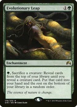 1x Evolutionary Leap - NM English MTG - Magic Origins - Image 1