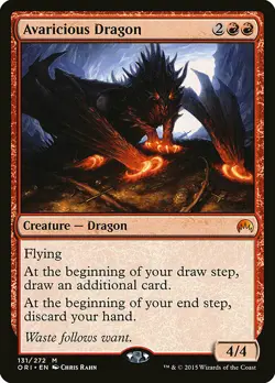 1x Avaricious Dragon - NM English MTG - Magic Origins - Image 1