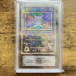 ARS 10 + Pokemon Card ANCIENT MEW " NINTEDO " ERROR 1999 PROMO Japanese PSA - Image 2