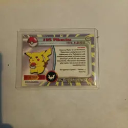 Pokemon 2000 Topps TV Animation Edition Series 3 Pikachu #25 - Image 2