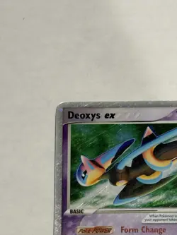 Pokemon TCG Deoxys 93/106 Speed Forme EX Emerald Holo Rare Card 2005 - Image 5