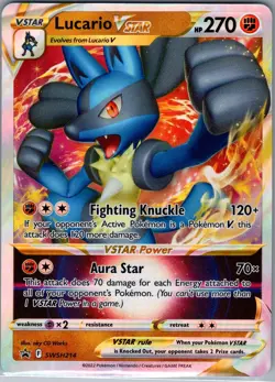 Lucario VSTAR SWSH214 SWSH: Sword & Shield Promo Cards - Pokemon Card - NM - Image 1