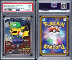 PSA 9 Luigi Pikachu Special Bx. Japanese Full Art Promo 296/XY-P - Pokemon - Image 3