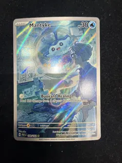 Mantyke Illustration Rare 189/182 Paradox Rift Pokemon TCG Near Mint - Image 1