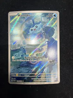 Mantyke Illustration Rare 189/182 Paradox Rift Pokemon TCG Near Mint - Image 2