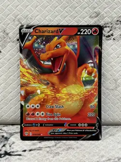 Charizard V 019/189 - Pokemon TCG Darkness Ablaze (2020) - NM - Holo Ultra Rare - Image 2