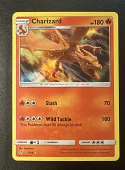 CHARIZARD [LP] 5/18 Detective Pikachu Holo Rare Pokemon TCG 2019 - Image 1
