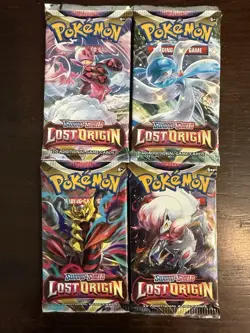 Pokemon TCG Lost Origin Booster Packs - Set Of 4 Full Art - New & Sealed SWSH - Image 1