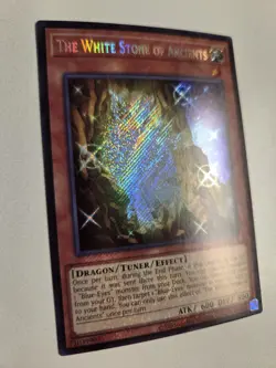 The White Stone of Ancients LCKC-EN011 Secret Rare Yugioh Unlimited Edition Mint - Image 2