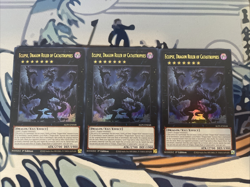 Yugioh Eclipse, Dragon Ruler of Catastrophes x3 Ultra Rare ALIN-EN048 Near Mint - Image 1