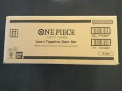 ONE PIECE LEARN TOGETHER DECK SET LD-01 FACTORY SEALED CASE 6 PIECES - Image 1