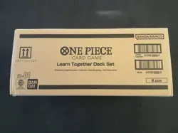 ONE PIECE LEARN TOGETHER DECK SET LD-01 FACTORY SEALED CASE 6 PIECES - Image 3