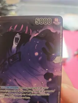 One Piece OP10-002 Caesar Clown Alt Art (Parallel) Leader Royal Blood English NM - Image 2