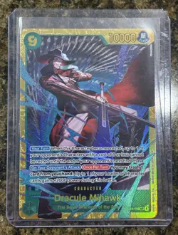 Dracule Mihawk - OP14-119 SEC - THE AZURE SEA'S SEVEN - One Piece TCG English - Image 1