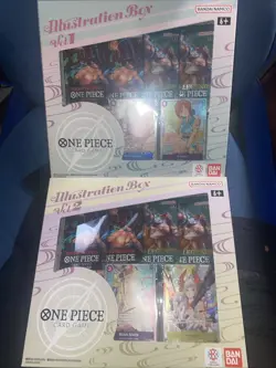 One Piece TCG: Illustration Box Volume 1 & 2 - Lot Of Two (One Of Each Vol.) - Image 1