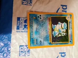 Pokemon TCG Base Set Blastoise Holo Card 2/102 NM - Image 1