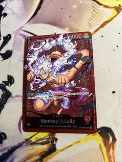 Monkey D Luffy ST21-001 Learn Together Promo Deck Leader One Piece Card English - Image 1