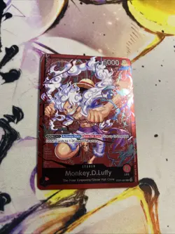 Monkey D Luffy ST21-001 Learn Together Promo Deck Leader One Piece Card English - Image 2