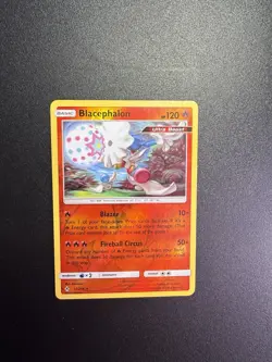 Pokemon TCG SM Unbroken Bonds 32/214 Blacephalon Reverse Holo Rare Card NM - Image 1
