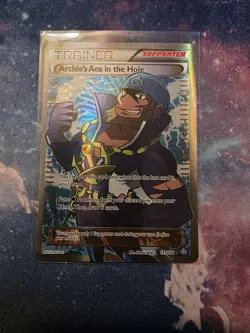 Archie's Ace in the Hole Full Art Holo Card 157/160 XY-Primal Clash LP - Image 1