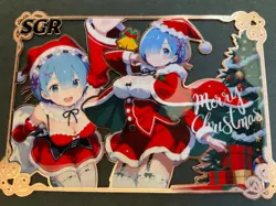 Goddess Story Gold METAL Card - Maiden Party - Serial Number #/200! Anime Rem - Image 1