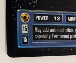 Star Wars CCG Executor Super Class Star Destroyer Rare Foil SRF Reflections Card - Image 2