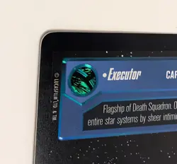 Star Wars CCG Executor Super Class Star Destroyer Rare Foil SRF Reflections Card - Image 3