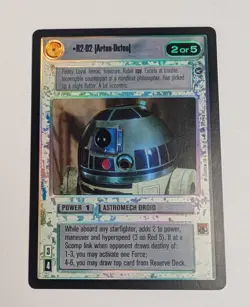Star Wars CCG R2-D2 Super Rare Foil Card Reflections I 1 - Image 1