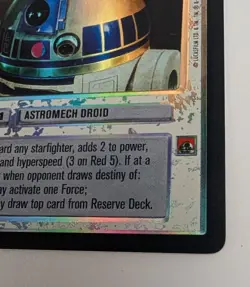 Star Wars CCG R2-D2 Super Rare Foil Card Reflections I 1 - Image 2