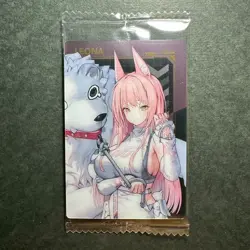 S2855 Leona 014 Nikke Goddess of Victory Wafer 4 Sealed Holo Wafer Card - Image 1