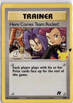 Here Comes Team Rocket! 15/82 Celebrations Holo Pokemon TCG Trading Card - Image 1