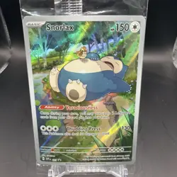 Pokemon: Snorlax SVP 051 Pokemon 151 ETB Black Star Promo Card SEALED - Image 1